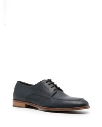 Pollini Almond Toe Leather Derby Shoes