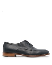 Pollini Almond Toe Leather Derby Shoes