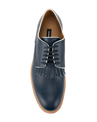DSQUARED2 Contrast Fringed Derby Shoes