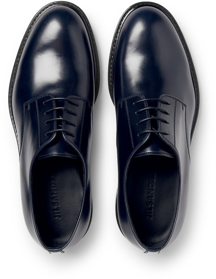 Jil Sander Leather Derby Shoes, $730 | MR PORTER | Lookastic