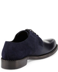 Jimmy Choo Miles Suede Fadeout Derby Navy