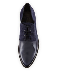 Jimmy Choo Miles Suede Fadeout Derby Navy