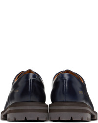 Common Projects Navy Lace Up Derbys