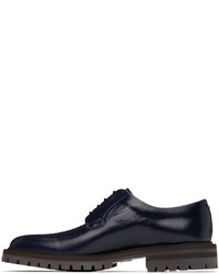 Common Projects Navy Lace Up Derbys