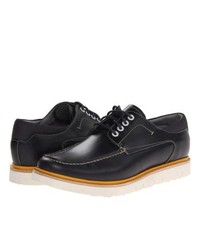 Tsubo Helios Lace Up Casual Shoes Dark Navy Leather