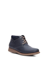Sandro Moscoloni Eyelet Plain Toe Leather Demi Boot In Navy At Nordstrom