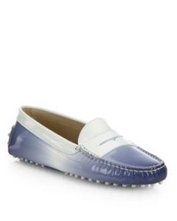 Tod's Gommini Patent Leather Ombre Drivers