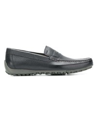 Geox Logo Embossed Loafers