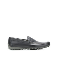 Geox Logo Embossed Loafers