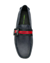 Versace Jeans Logo Strap Loafers