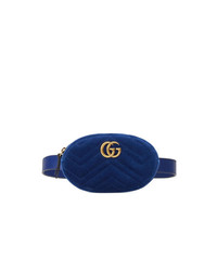 Gucci Gg Marmont Matelass Velvet Belt Bag