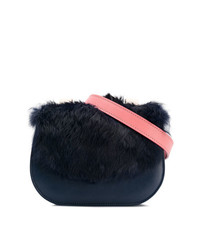 Âme Moi Naomi Belt Bag With Rabbit Fur