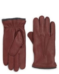 Saks Fifth Avenue Collection Deerskin Leather Gloves