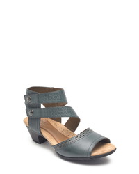 Rockport Cobb Hill Abbott Double Cuff Perforated Sandal