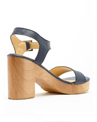 American Apparel Wooden Heel Sandal