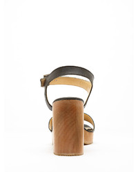 American Apparel Wooden Heel Sandal