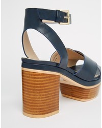 Asos Collection Here And Now Heeled Sandals