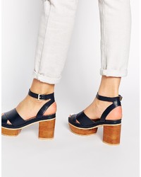 Asos Collection Here And Now Heeled Sandals