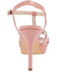 Fortini Patent Leather T Strap Sandal
