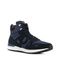 Armani Jeans Contrast Hi Top Sneakers