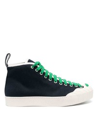 Sunnei Contrast Laces High Top Sneakers