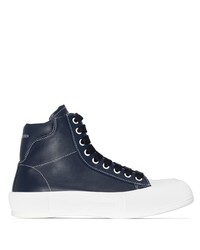 Alexander McQueen Deck Plimsoll High Top Sneakers