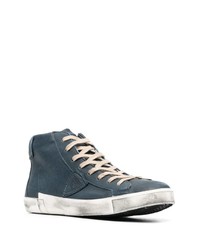Philippe Model Paris Distressed High Top Trainers