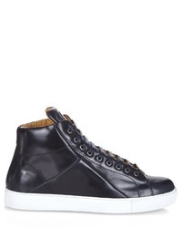 Mr. Hare Jack Johnson High Top Leather Trainers