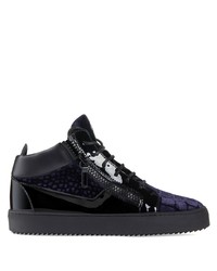 Giuseppe Zanotti Kriss Crocodile Effect Sneakers