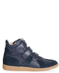 Maison Margiela Leather High Top Sneakers