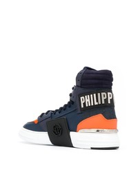 Philipp Plein Logo Hi Top Sneakers