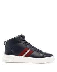 Bally Myles Stripe Band High Top Sneakers