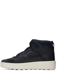 Moncler Navy Promyx Space High Sneakers