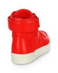 Gucci Nylon Ssima High Top Sneakers
