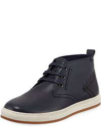 English Laundry St James Leather High Top Sneaker Blue