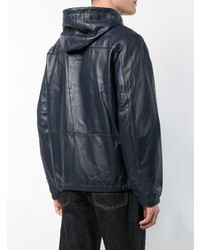 Coach Hooded Leather Jacket