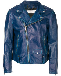 Golden Goose Deluxe Brand Distressed Leather Jacket
