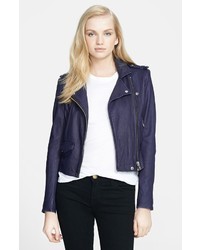 Women's Navy Leather Jackets from Nordstrom | Women's Fashion