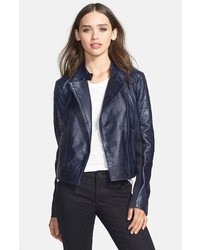 Halogen Leather Moto Jacket