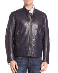 Andrew Marc Long Sleeve Leather Jacket