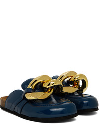 JW Anderson Blue Chain Loafers