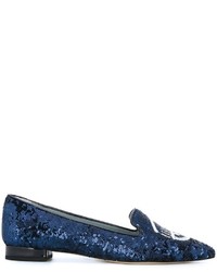 Chiara Ferragni Flirting Glitter Slippers