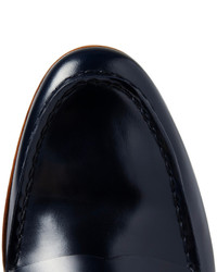 Alexander McQueen Leather Penny Loafers