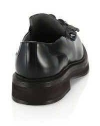 Brunello Cucinelli Monili Tassel Leather Loafers