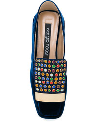 Sergio Rossi Multicoloured Stone Loafers