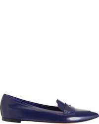Gianvito Rossi Pointed Toe Penny Loafer