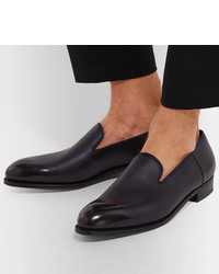 J.M. Weston Tamponato Leather Loafers