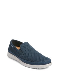 Mephisto Tiago Perforated Loafer In Navy Nubuck At Nordstrom