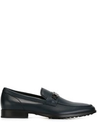 Tod's Buckled Logo Loafers