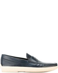 Tod's Contrast Sole Penny Loafers